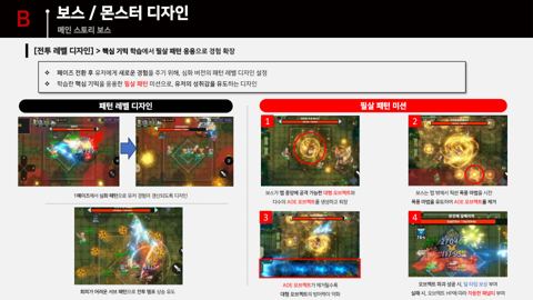 슬라이드 11 · B 필살 패턴 레벨 디자인